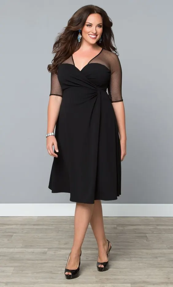 Dresses for people with a belly