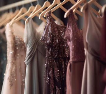 رنگ پاییزی لباس مجلسی - مجتمع گلدن مال