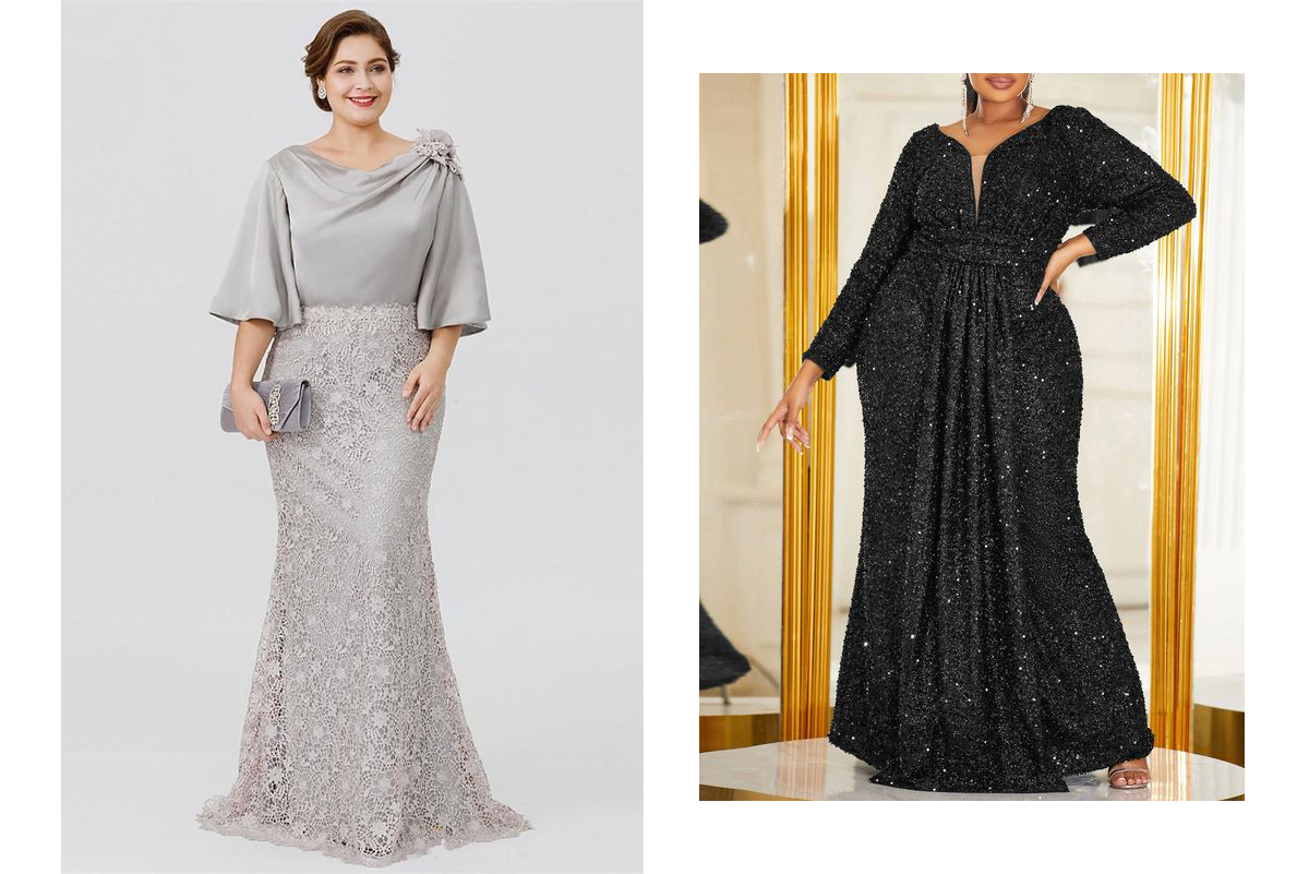 لباس مجلسی سایز بزرگ