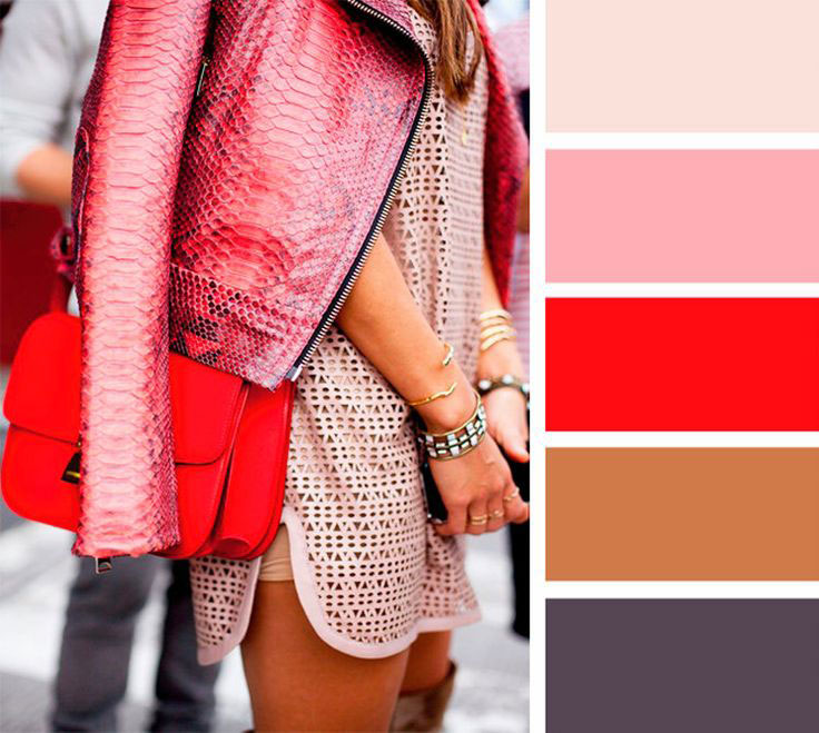 تاثیر رنگ در طرح لباس